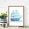 thumbnail image 6 of DIY Sailboat Stencil Template Nautical Ship Stencil 11.8×11.8inch with Paint Brush Large Boat Sea Wave Pattern Reusable Stencil DIY Sailboat Craft Wall Wood Canvas Paper DIY, 6 of 8