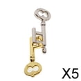 thumbnail image 1 of Runquan 5X Alloy Mind Interlock Keys Brain Teaser Puzzles Intelligence Game Trick Toy 5 Pcs, 1 of 7