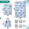 thumbnail image 2 of Cute Whale and Bubbles Extra Large Picnic Beach Blanket Waterproof Sand Proof Portable Outdoor Mat 80x118, 2 of 9