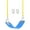 Blue, variant on Celawork Heavy Duty Swing Seat, Outdoor Child Board U-Swing, for Children and Adults, Green