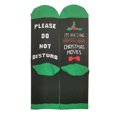 thumbnail image 2 of Christmas Crew Socks Letter Printed Unisex Socks Novelty Socks Athletic Socks, 2 of 2