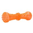 thumbnail image 1 of Goma para mascotas perro masticar dientes chirriantes limpio molar palo cepillo de dientes (naranja M) Likrtyny Para estrenar, 1 of 8