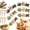 6PCS Mixed, variant on Catnip & Silvervine Chew, Natural Fish-Shaped Dental Toy for Cats with Bonus Sticks for Cats Teeth Cleaning