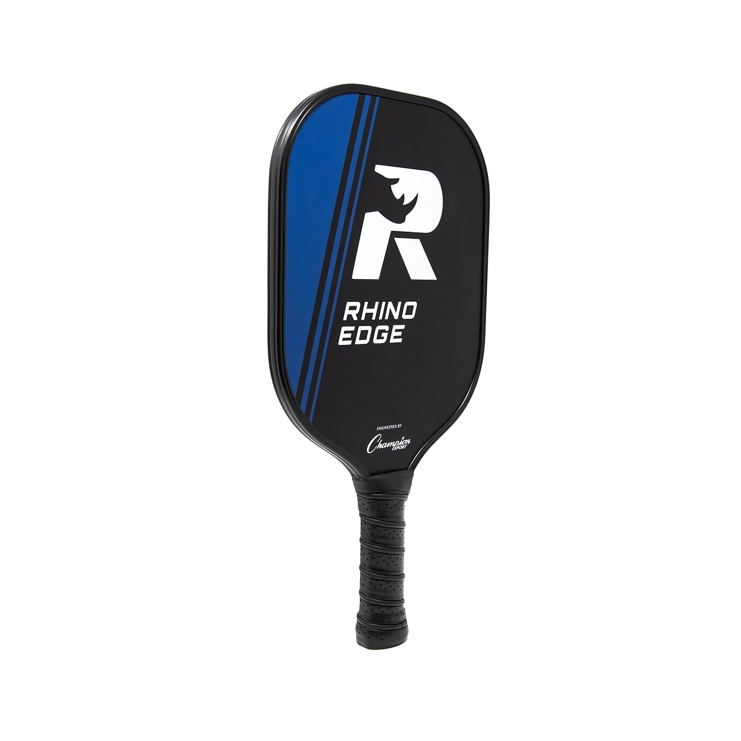 Champion Sports Wooden Pickleball Paddle Set: Rhino Edge Wood Pickleball Paddle - Indoor/Outdoor Pickle Ball Paddles - Red/Black & Yellow/Black Rackets with Two Pickleballs