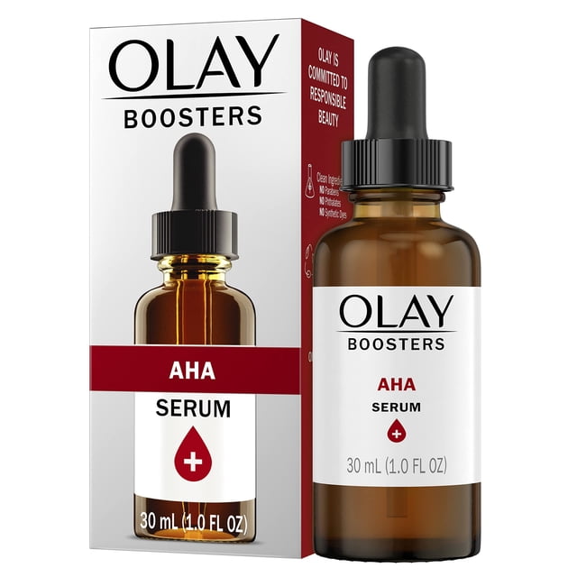 Serum Olay AHA Brightening Booster, sin fragancia, 30 ml