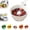 White, variant on 3D-Printed Hydro Bowl,Multifunctional Fruit &Vegetable Washing Bowl, Automatic Fruit Washer Spinner Bowls, Purpose Rinse Drain Basket for Kitchen Sink,Portable Fruits Cleaner Tool