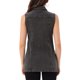 thumbnail image 3 of Chaleco de mezclilla sin mangas para mujer INSPIRE CHIC, con botones, de longitud media, casual, color gris, talla XL, 3 of 6