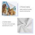 thumbnail image 4 of BZSMCE 3piece Bath Towel Sets Hand Bath Towels Fashion Golden Waves Of Joy Printed Towel Sets, 4 of 8