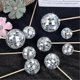 thumbnail image 5 of 24pcs Disco Ball Cupcake Toppers Happy Birthday Cake Topper Disco Ball Cake Picks Theme Cake Decor For Disco Theme Party, 5 of 5