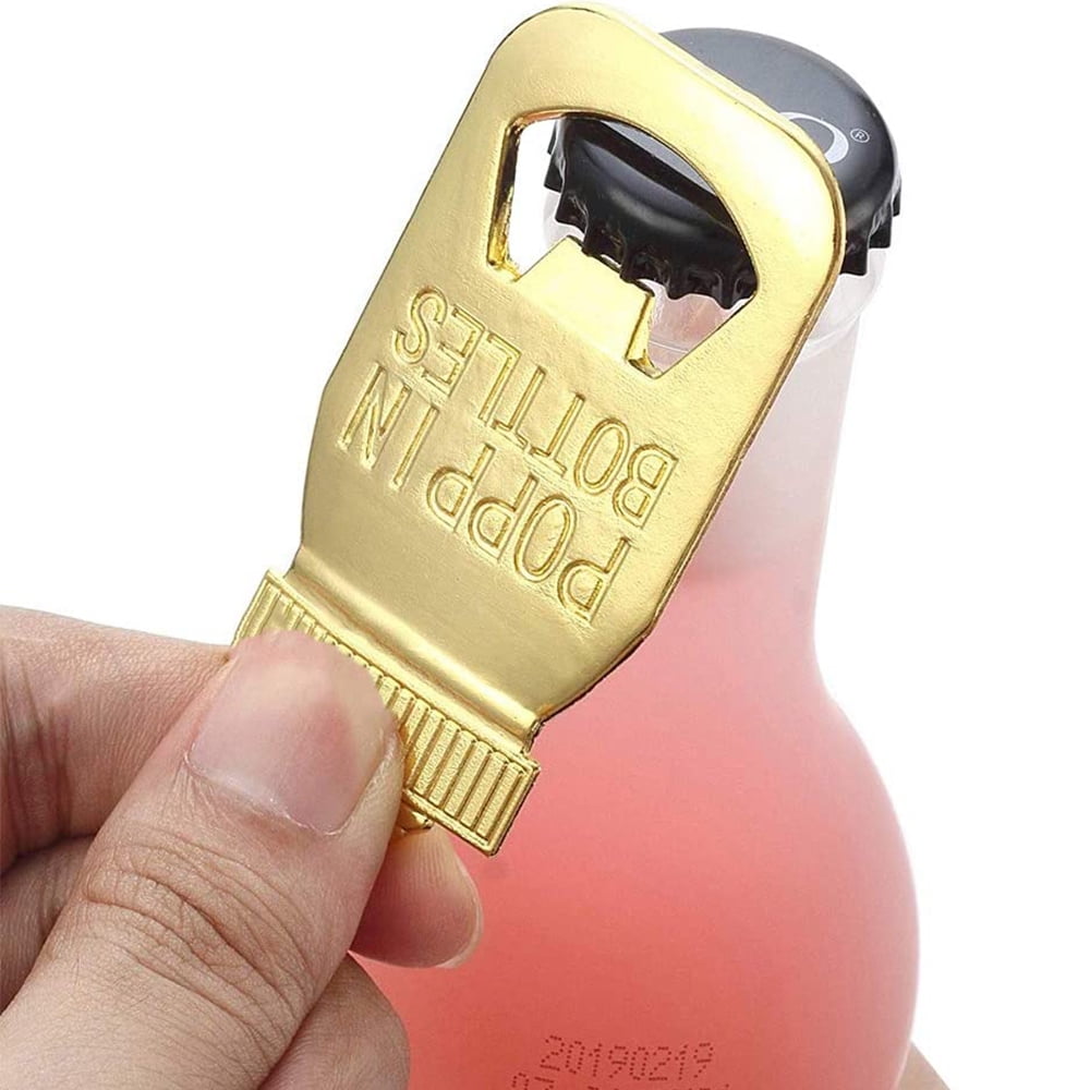 EIMELI 12 Pack Baby Bottle Opener Baby Shower Party Favor Poppin Bottle Shaped Bottle Opener Baby Shower Return Gifts for Guest Wedding Party Souvenir Kids Birthday Party (Pink)