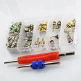 thumbnail image 3 of Kit de Noyaux de Valve de Schrader de Système de Climatisation avec l'Outil de Démontage - 102pcs pour R12/R134A HVAC, 3 of 5