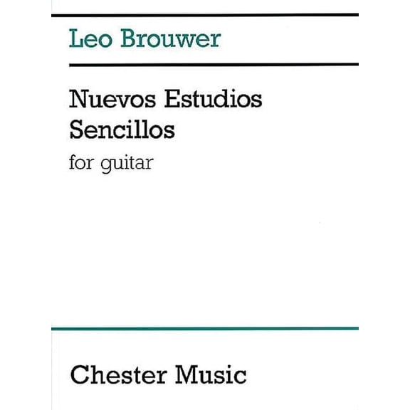 Nuevos Estudios Sencillos: For Guitar, (Paperback)