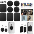 thumbnail image 1 of Coolmee 8 Pcs Magnetic Metal Plates Sticker for Smart Phones Matte Black, 1 of 7