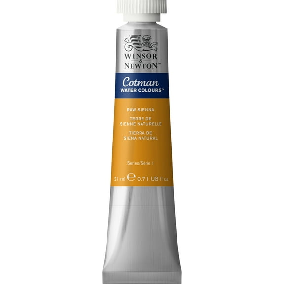 Winsor & Newton Cotman Watercolor, 21ml Tube, Raw Sienna