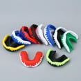 thumbnail image 6 of Useful Thai Boxing Gym Fitness Sports Safety EVA Tooth Brace Mouth Guard Teeth Protector Mouthguard BLACK&RED, 6 of 8