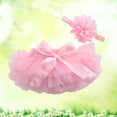 thumbnail image 2 of Tineasur Pink Tutu Skirt with Satin Elastic Waistband and Fluffy Tulle Layers, 2 of 4