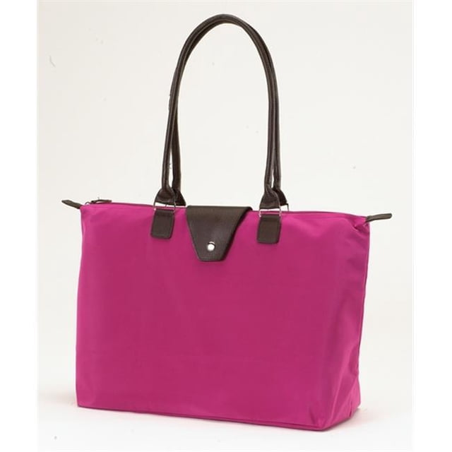 Joann Marrie Designs NF3FU Sac Pliable à Longues Poignées - Fuchsia - Lot de 2