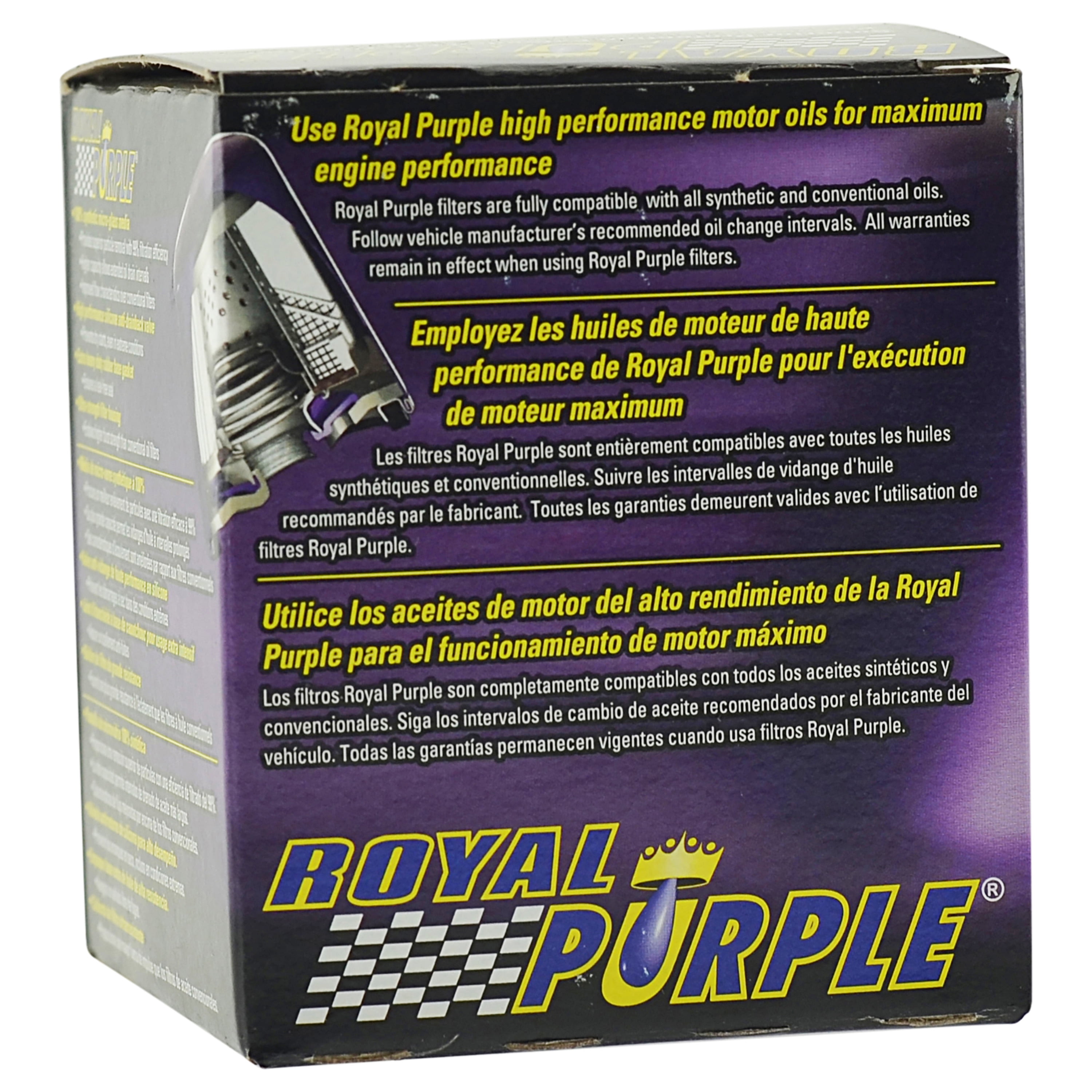 Royal Purple 10-48 Extended Life, Engine Motor Oil Filters for Buick, Cadillac, Chevrolet and GMC Fits select: 2013-2023 RAM 1500, 2018-2020 CHEVROLET EQUINOX