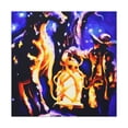 thumbnail image 3 of "Hitching Post in Bloom" - Canvas, 3 of 25