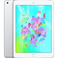 thumbnail image 1 of Refurbished Apple iPad 6th Gen 4G - WiFi + Cellular - 32GB - Silver iPad (2018) 9.7 Inch - Unlocked - Excellent Condition, 1 of 6