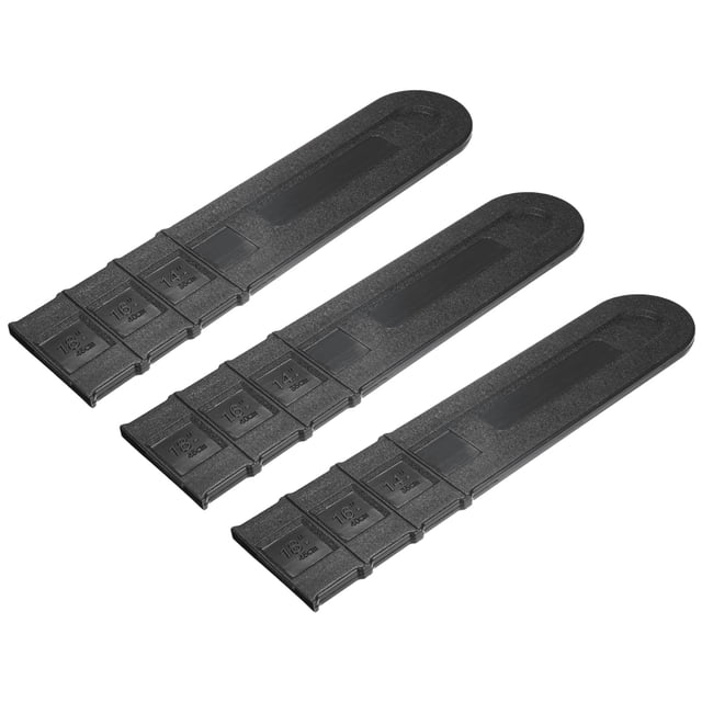 Uxcell 3-Pack Cubierta de Cadena de Motosierra de 18 Pulgadas Cubierta de Plástico Funda de Barra para Protección de Motosierra de Jardín