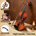 thumbnail image 3 of Kit de Violín Acústico Ktaxon Tamaño 1/4 con Acabado Mate, 3 of 7
