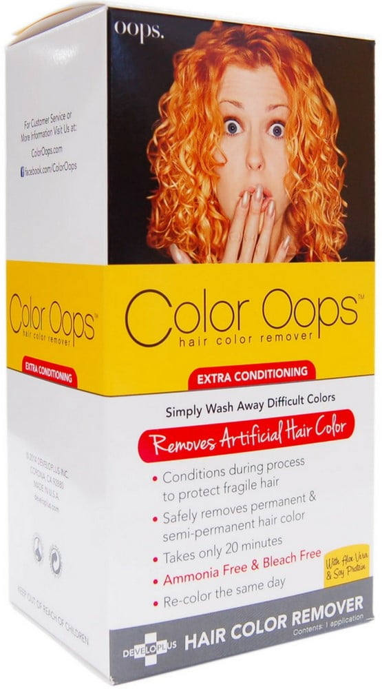 Color Oops Hair Color Remover Extra Conditioning 1 Each (Pack of 4) -  Walmart.com