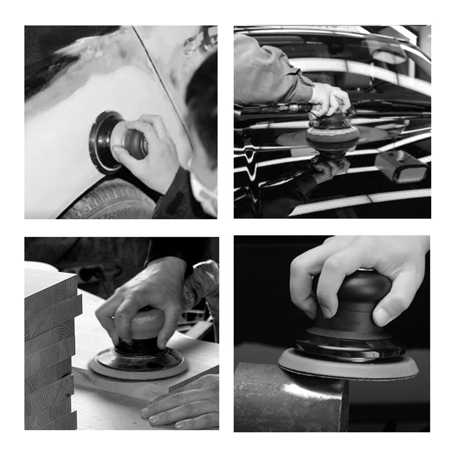 Polishing/Grinding Machine ,5MM Eccentric Machine,125/150MM Orbital Grinder/Sander,Sandpaper Polishing Wheels Kit ,Low Vibration