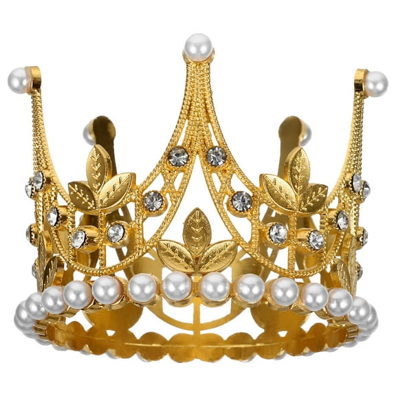 LOLIPPYY cake decor Crown Ornament Alloy Cake Decoration Adults Birthday 1Pack