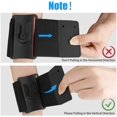 thumbnail image 3 of 3 in 1 Wristband Phone Holder, Phone Armband Wristband Phone Mount with Pedestal and Bicycle Bracket, 360°Rotatable Detachable Sports Running Cycling Accessories for Cycling Fishing Running Walking, 3 of 8
