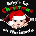 thumbnail image 2 of CafePress - 1St Christmas Maternity Dark T Shirt - Maternity Dark T-Shirt, 2 of 3