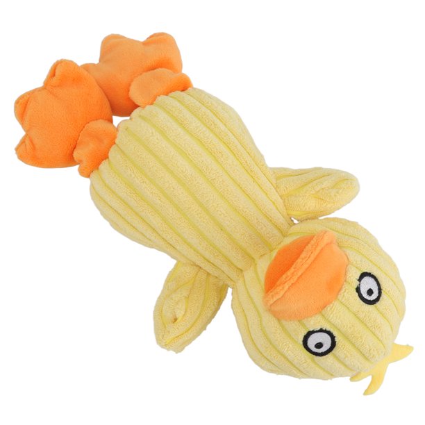 Squeaky Puppy Toy, Plush Puppy Duck Toy Teeth Cleaning Bite Resistance