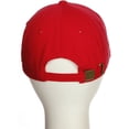 thumbnail image 4 of custom dad hat 00-99 raised team numbers classic baseball cap - red hat with black gold, 4 of 4