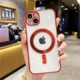 thumbnail image 1 of Clear Magnetic Phone Case compatible iPhone 14 with MagSafe Cheap and fine, 1 of 5