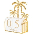 thumbnail image 4 of 1 Set of Wood Calendar Block Office Perpetual Calendar Decorative Table Calendar Block Calendar, 4 of 9