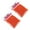 Orange (pair), variant on GOGO 4 Inch Terry Cloth Sweatband, Athletic Cotton Wristbands Royal Blue Pair