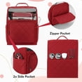 thumbnail image 3 of UYGDUY-Stand Mixer Cover Compatible with KitchenAid 6/7/8 Quart Bowl Lift Mixers, Washable Appliance Dust Cover with Multi Pockets for Kitchen Aid Accessories and Attachments, Red, 3 of 4