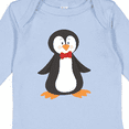 thumbnail image 4 of Inktastic Cute Penguin, Penguin With Red Bow Tie Boys or Girls Long Sleeve Baby Bodysuit, 4 of 5