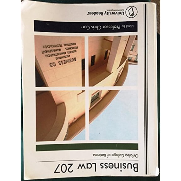 Pre-Owned Business Law 207, 9781935551997, 193555199X, Paperback,