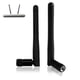thumbnail image 1 of Antena WiFi de 2,4 GHz, 5 GHz, 5,8 GHz, 3 dBi, doble frecuencia, RP-SMA macho (2 paquetes), antena WiFi externa para tarjeta de red, adaptador USB, enrutador WiFi, 1 of 6