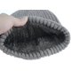 thumbnail image 4 of Sombreros de invierno para hombres Gorro holgado de punto de lana Gorros cálidos y holgados con calavera, 4 of 6