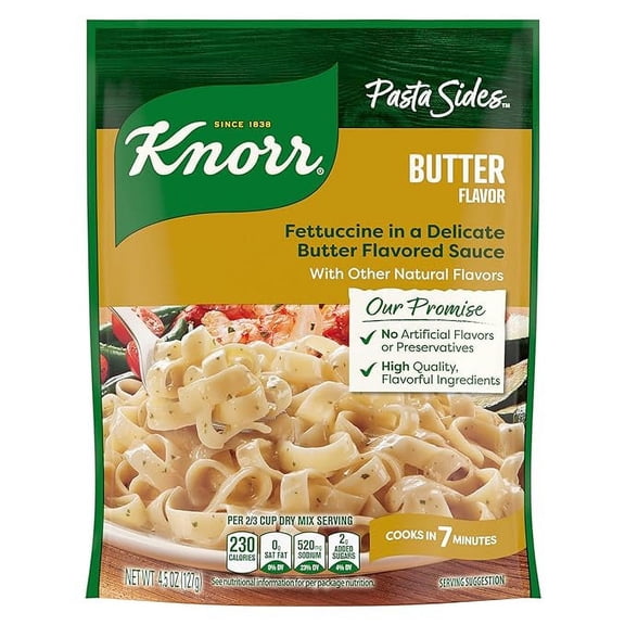 Knorr Pasta Sides Dish Butter, 4.5 oz (Pack of 3).