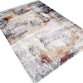 thumbnail image 6 of Brown Gray White Cozy Marble  Multicolor Abstract Soft Fluffy  7'6" x 10'3" Area Rug/ Carpet by Makymo, 6 of 6