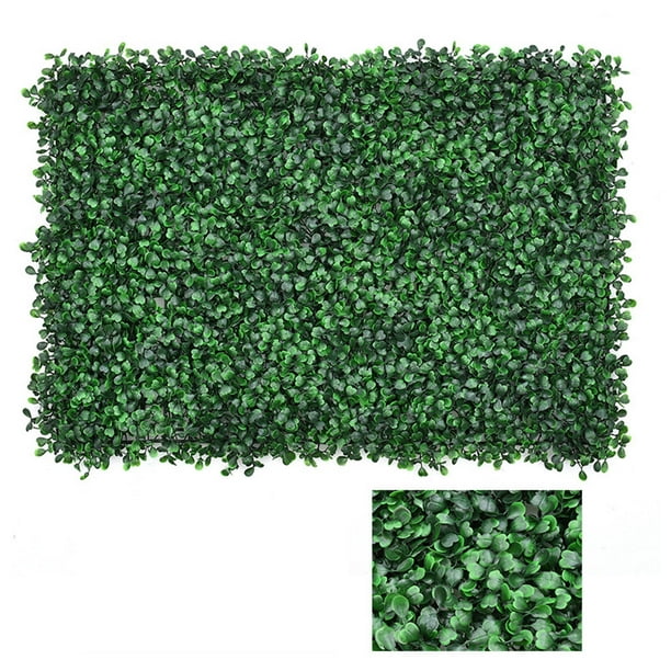 LADIGASU Pared Verde de La Planta de La Simulación de La Pared de La Planta de La Decoración de La Sala de Estar Del Fondo Interior de La Pared de La Flor de La Pared Verde Que Cuelga El Césped Plást