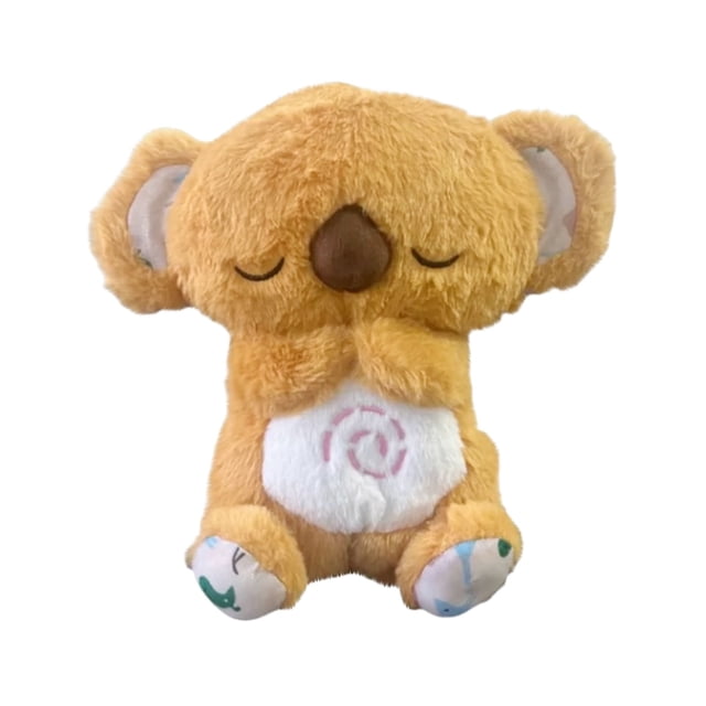 RXIRUCGD Koalas de alivio Koalas de peluche Koalas de alivio Alivio de la ansiedad Koalas de respiración Koalas relajantes para dormir con luces Música y movimiento Muñeca de educación temprana