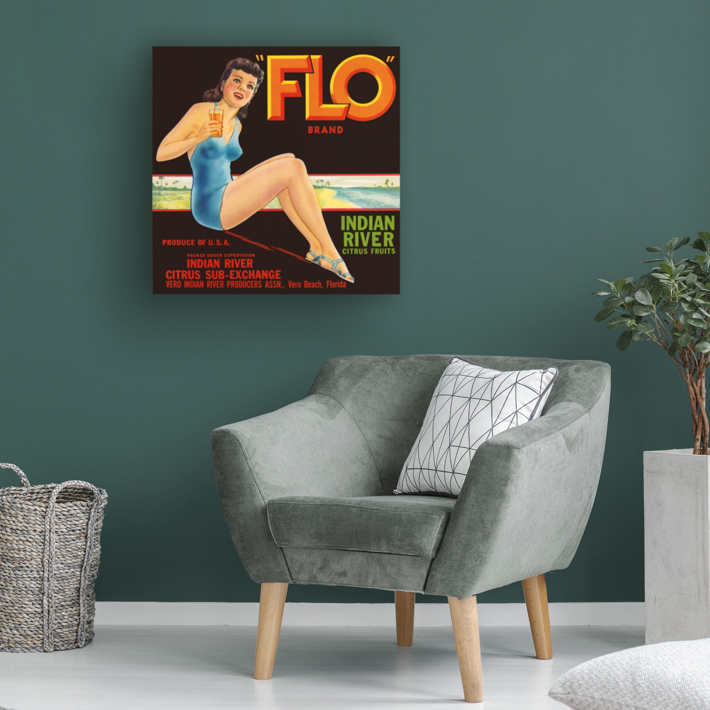 Print Collection 'FLO Brand Citrus' Canvas Art
