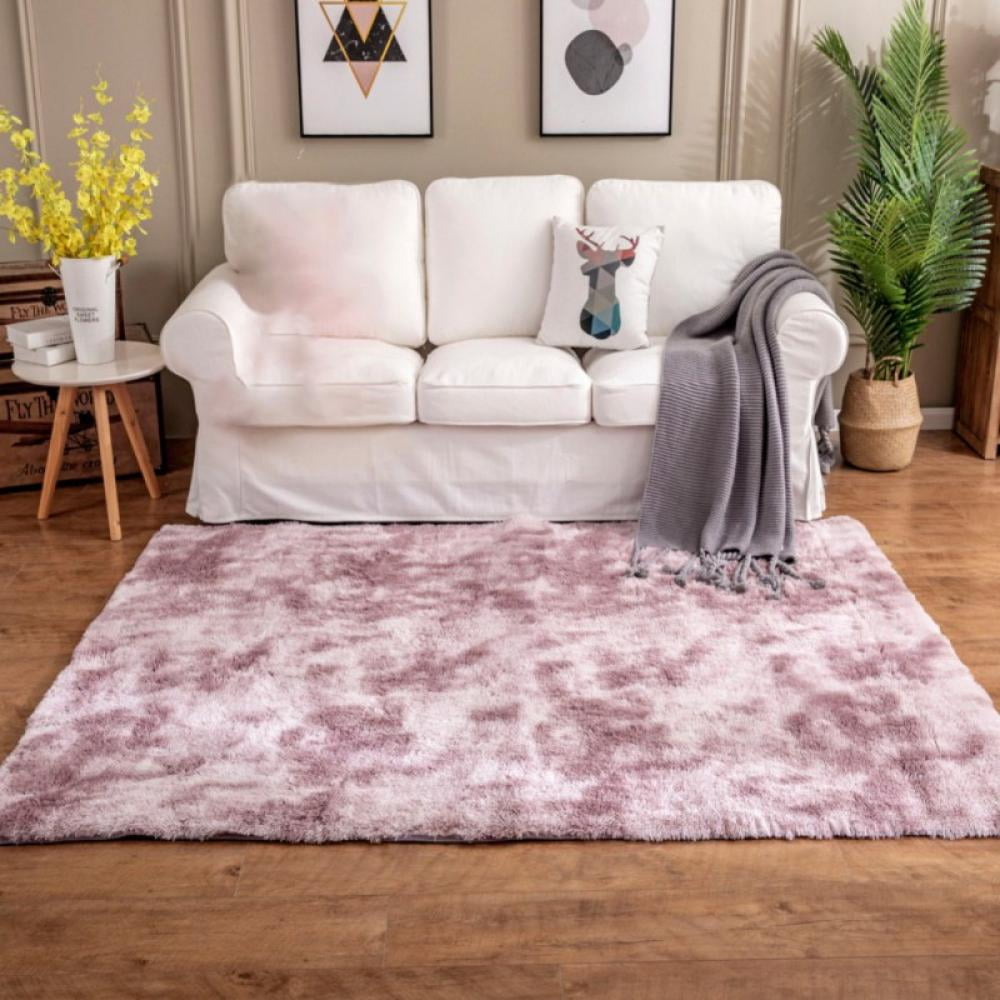 Rabbit Faux Fur Rug Area Rugs Carpet Bedroom Living Room Washable Hairy Mats 