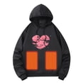 thumbnail image 4 of WILLBEST Sudaderas Navideñas Otoño e Invierno Sudadera con Capucha Caliente para Hombres y Mujeres Parejas Carga Usb Ropa Caliente Día De San Valentín Cálido Chica, 4 of 8