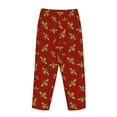 thumbnail image 5 of Sigee Hohey Bee Golden Print Women's Soft Pajama Pants - Breathable and Comfortable Lounge Sleep Bottoms with Elastic Waistband and Pockets-, 5 of 9