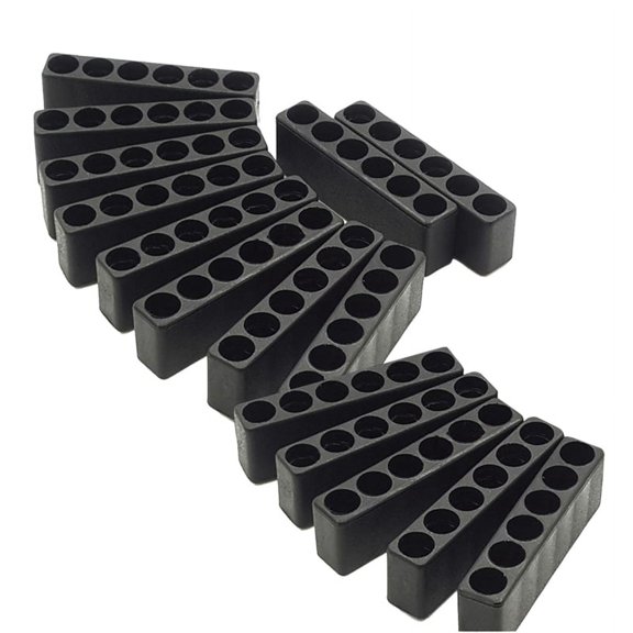 15Pcs 6 Holes Hex Shank Screwdriver Bit Holder Plastic Storage Drill Stand for Power Accessories
